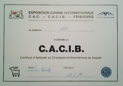 CACIB Fribourg 2014
